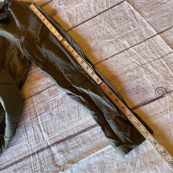 Free People x CP Shades High Low Button Down 100% Cotton Olive Brown Size XS - Picture 4 of 7